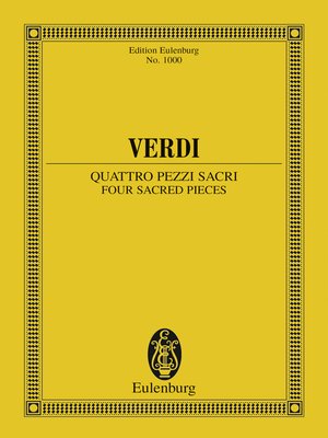 cover image of Quattro Pezzi Sacri